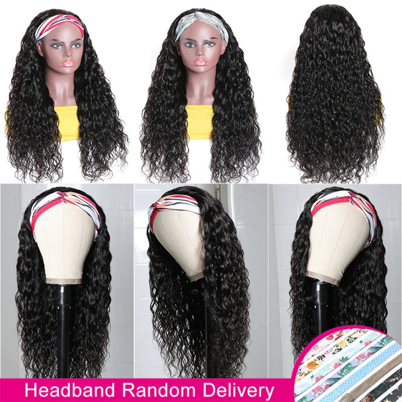Human Hair Wig Water Wave Virgin