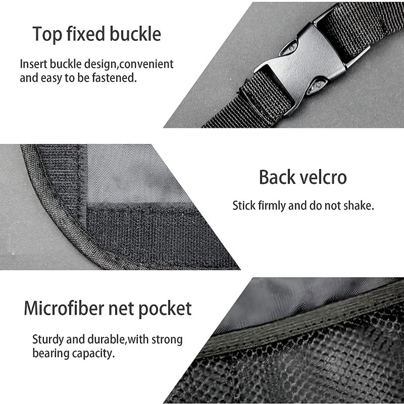 Backseat Hanging Car Trunk Organizer With 9 Large Storage Bag