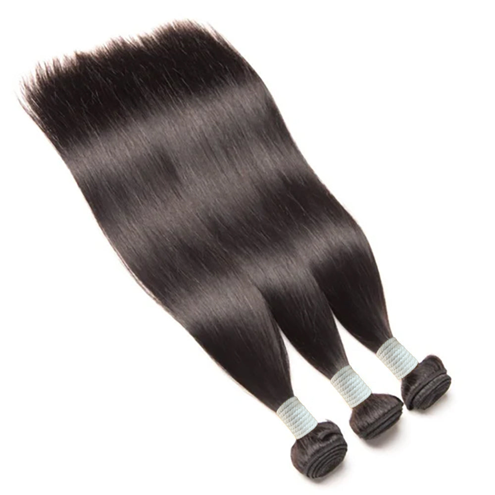 Seasoning Sale 80% OFF Straight 3 Bundles deal 100% Human Hair Affordable India 10"12"14", 12"14"16"  tax return Season on Sale