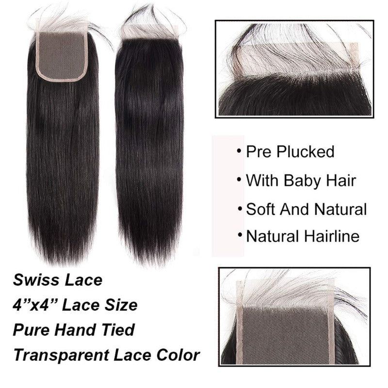 Straight Lace Closure 