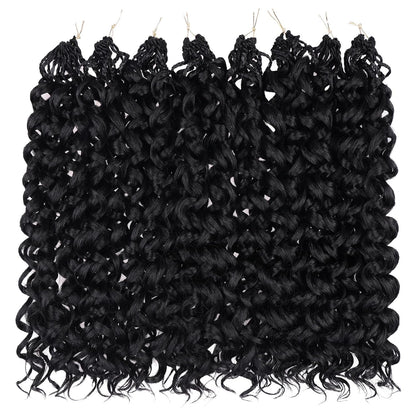 Burmese Curly Crochet 100% Human Hair - Boho Braiding Hair For Miracle Knots (50g/Pack)