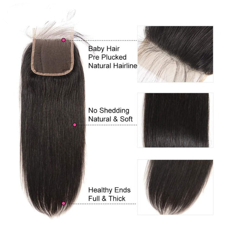 Straight Lace Closure