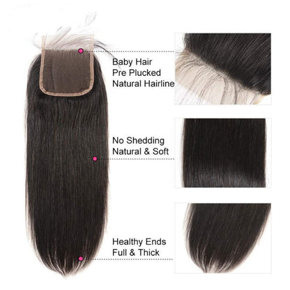 Straight Lace Closure
