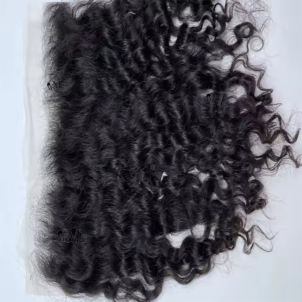 13x4 HD Lace Frontal Burmese Curl – High Quality Brazilian Virgin Human Hair