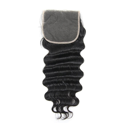 5x5 HD Lace Closure Loose Wave – Natural Black High Quality Human Hair | Pre-Plucked, Skin-Melt HD Lace