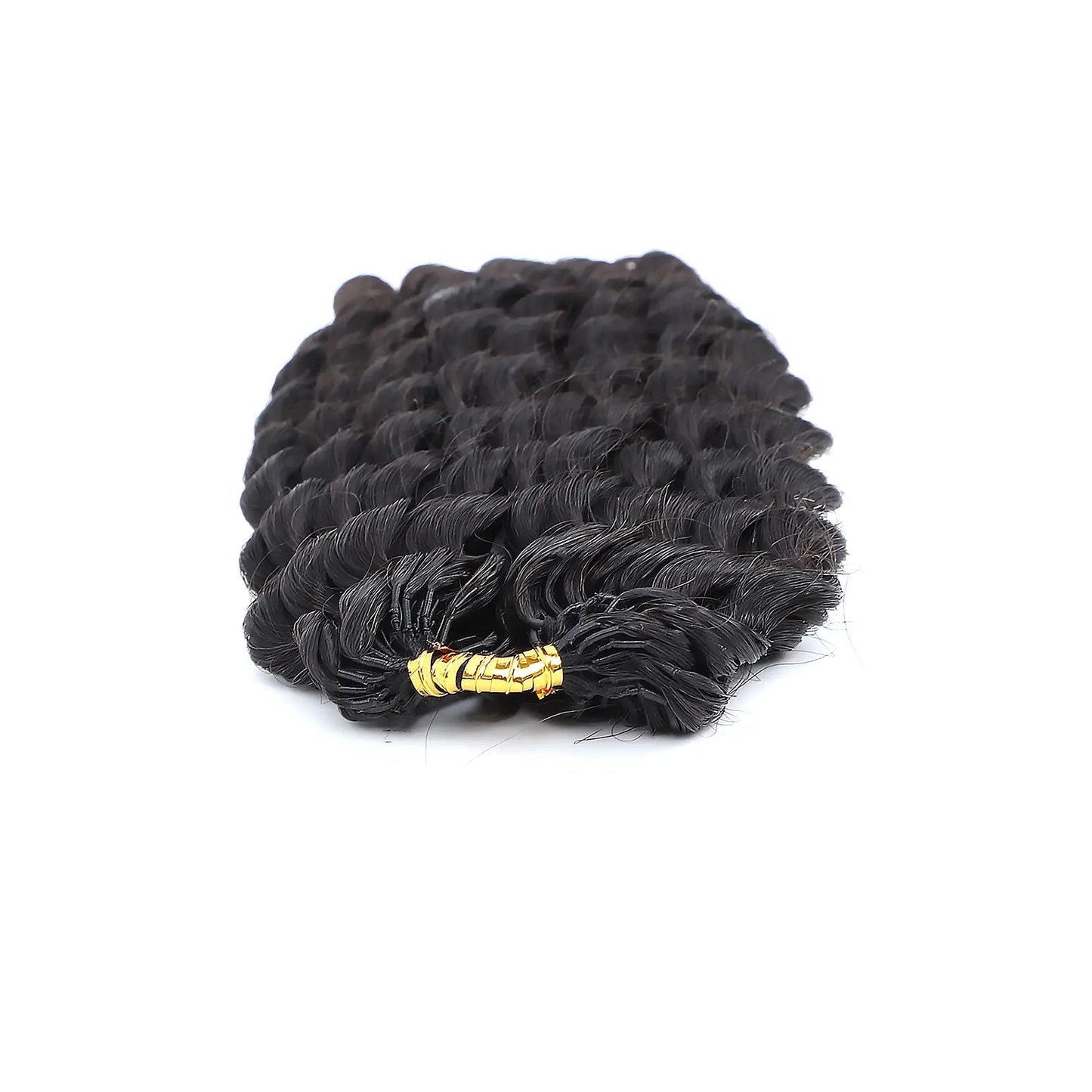 Burmese Curly with Spiral Ends Crochet 100% Human Hair - Boho Braiding Hair For Miracle Knots (50g/Pack)