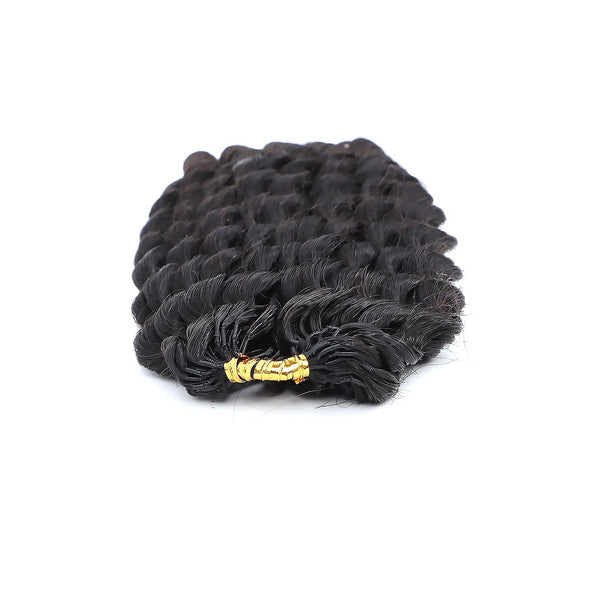 Burmese Curly with Spiral Ends Crochet 100% Human Hair - Boho Braiding Hair For Miracle Knots (50g/Pack)