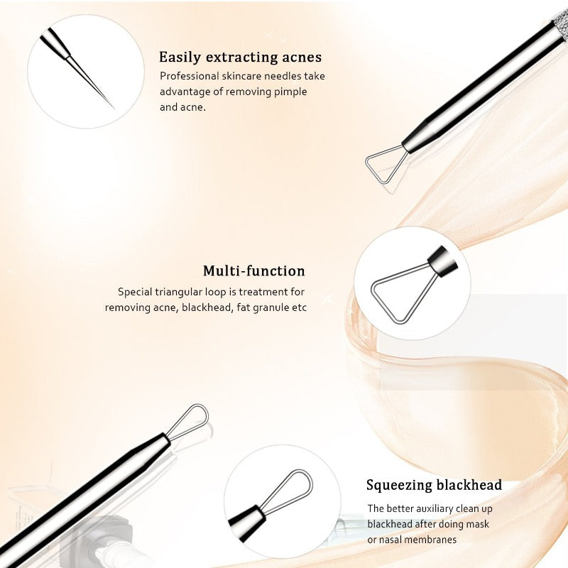 BESTOPE Blackhead Remover Pimple Extractor Tool With De La Cruz 10% Sulfur Ointment Acne Medication