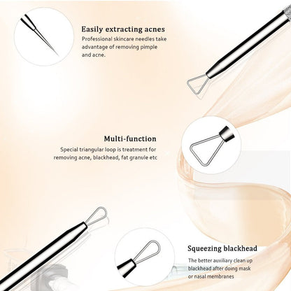 BESTOPE Blackhead Remover Pimple Extractor Tool With De La Cruz 10% Sulfur Ointment Acne Medication