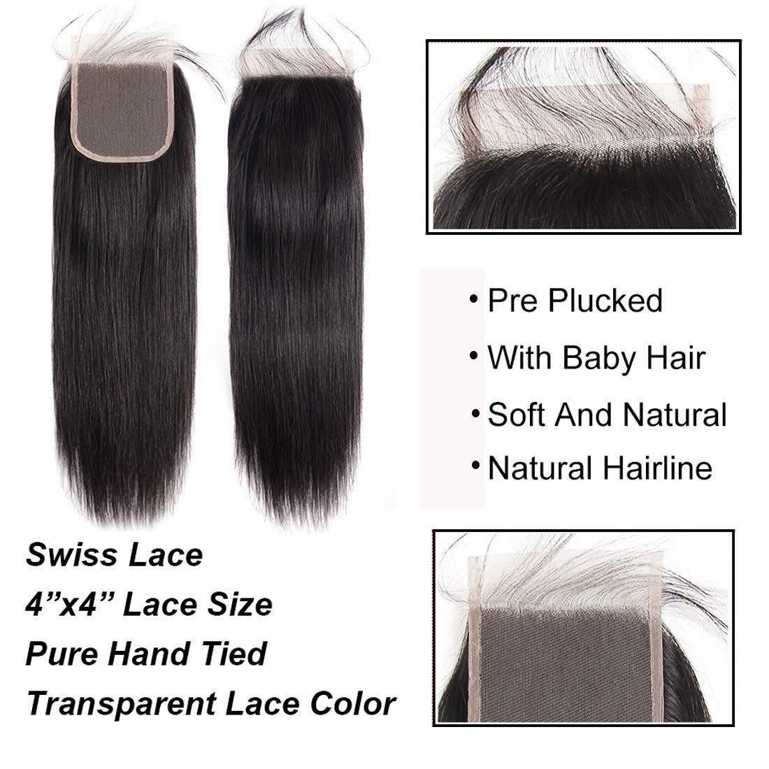 Straight Lace Closure