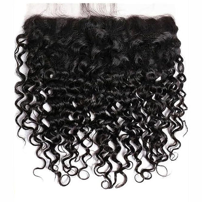 13x6 HD Lace Frontal Water Wave – Unprocessed Mink Virgin Human Hair | 6-Inch Deep Part, Skin-Melt HD Lace