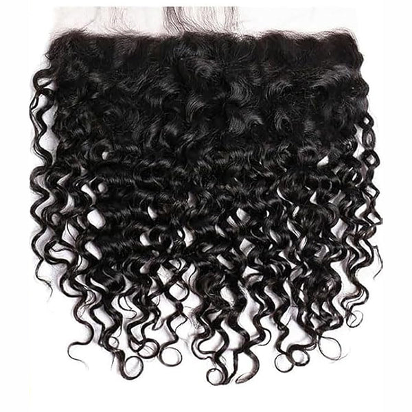 13x6 HD Lace Frontal Water Wave – Unprocessed Mink Virgin Human Hair | 6-Inch Deep Part, Skin-Melt HD Lace