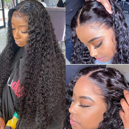4x4 Lace Transparent Lace Closure Natural Wave Virgin Natural Human Hair | Bleached Knots, Free Part