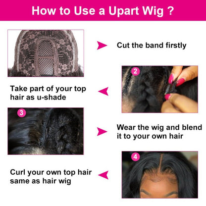 Body Wave U Part Wig