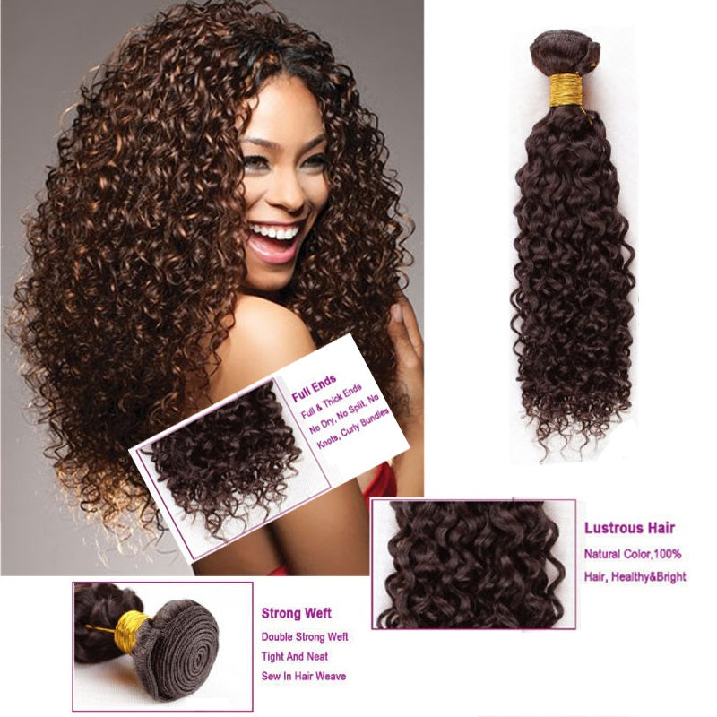 Medium Brown #4 Kinky Curly