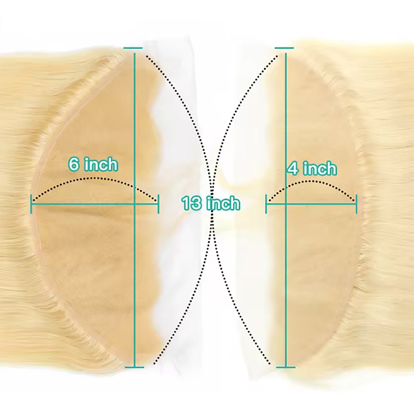 13x6 HD Lace Frontal 613 Blonde Deep Wave 100% Human Hair Swiss Lace, Skin-melt Lace, Invisible Lace – Wider Part