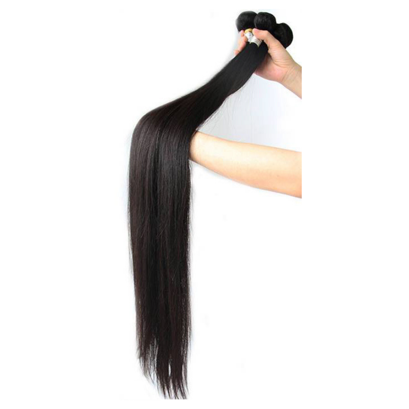Super Long single drawn raw hair Straight 32-52 Inches High Quality 100% Human Hair | Unprocessed Single Donor Extensions Secondary image