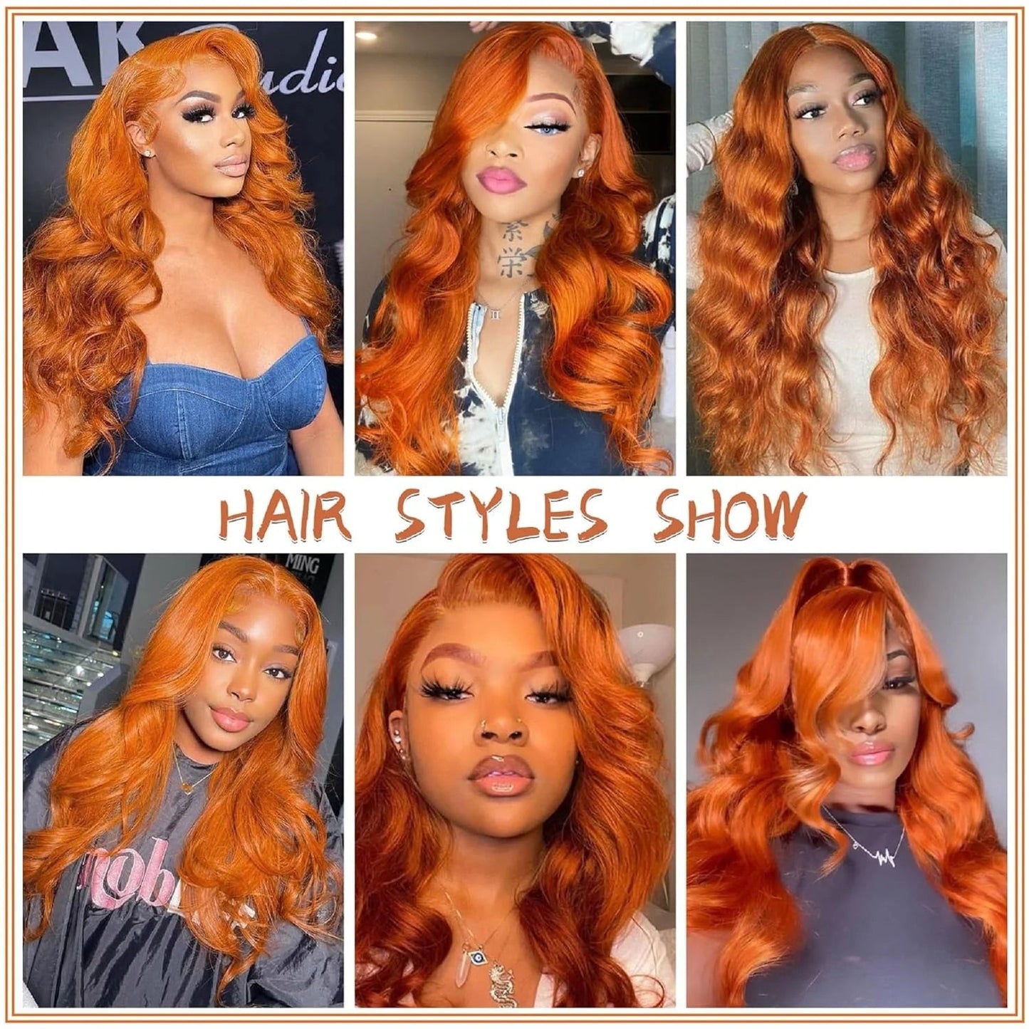 Reddish Brown Body Wave Wig – 13x4 Lace Front #350 180 Density 100% Human Hair