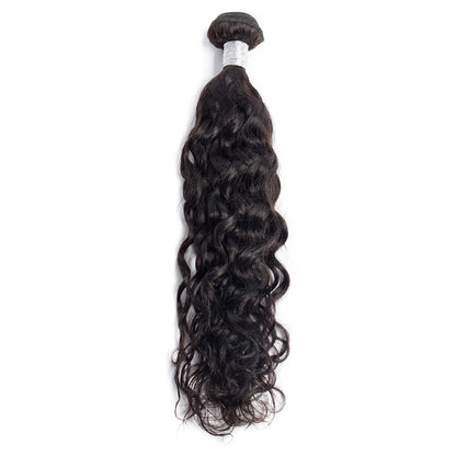 100% Affordable Human Hair Water Wave Bundles | Natural Black 1B | 10"-30" | Remy Weave