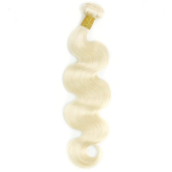 Platinum Blonde Body Wave 100% Quality Human Hair | Unprocessed Mink Virgin Remy Bundles Single Donor Cuticle Intact #60