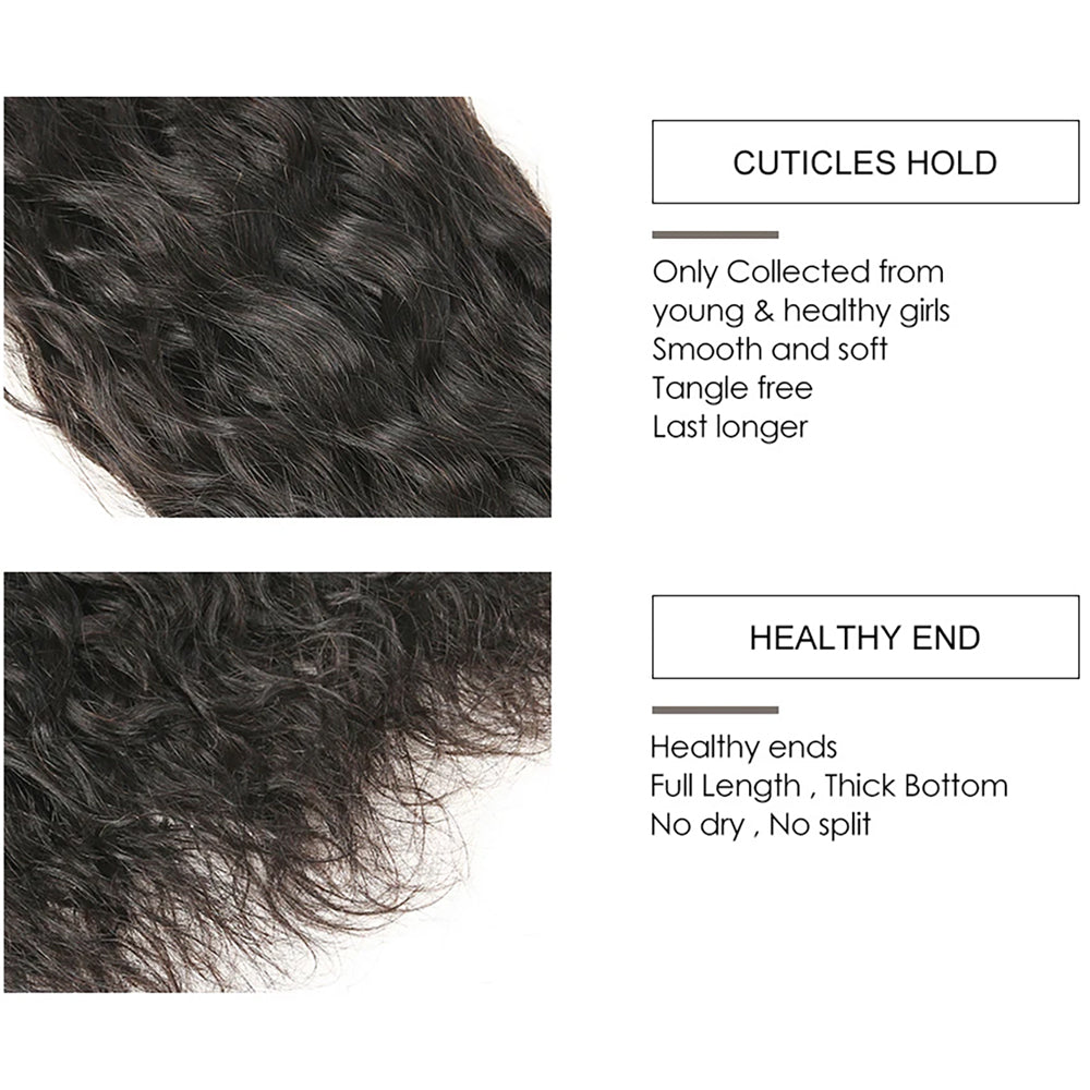 4X4 Free Part Lace Closure Natural Wave