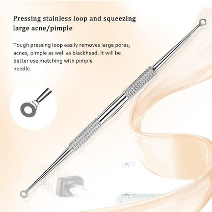 BESTOPE Blackhead Remover Pimple Extractor Tool With De La Cruz 10% Sulfur Ointment Acne Medication