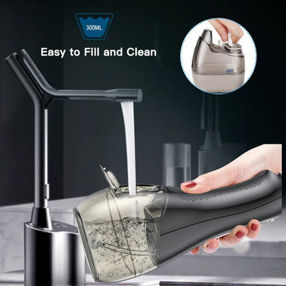 Bestope/USTAR Water Flosser 300ML 5 Modes & 6 Jet Tips - IPX7 Waterproof Cordless Dental Oral Irrigator Portable and Rechargeable Water Flossing