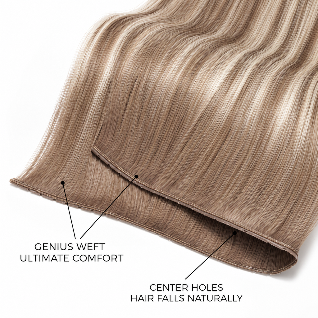 TWIN-GENIUS FLIP WEFT Twin-Genius Butterfly Weft Extensions,  100% Prime Remy Hair