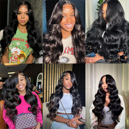 5x5 HD Lace Closure Wig Body Wave Human Hair Swiss Lace, Skin-melt Lace, Invisible Lace