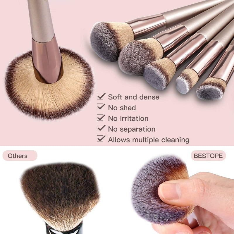 Ustar 20 PCs Makeup Set, 20 PCs Makeup Brushes