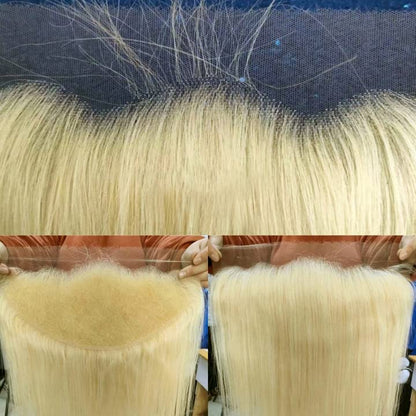13x6 HD Lace Frontal 613 Blonde Body Wave 100% Human Hair Swiss Lace, Skin-melt Lace, Invisible Lace – Wider Part