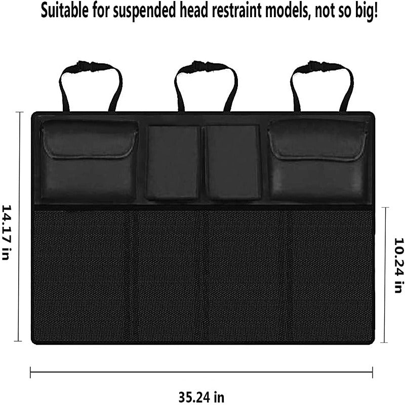 Backseat Hanging Car Trunk Organizer With 9 Large Storage Bag