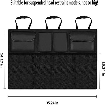 Backseat Hanging Car Trunk Organizer With 9 Large Storage Bag