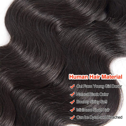 Super Long single drawn raw hair Body Wave 32-40 Inches High Quality 100% Human Hair | Unprocessed Single Donor Bundles