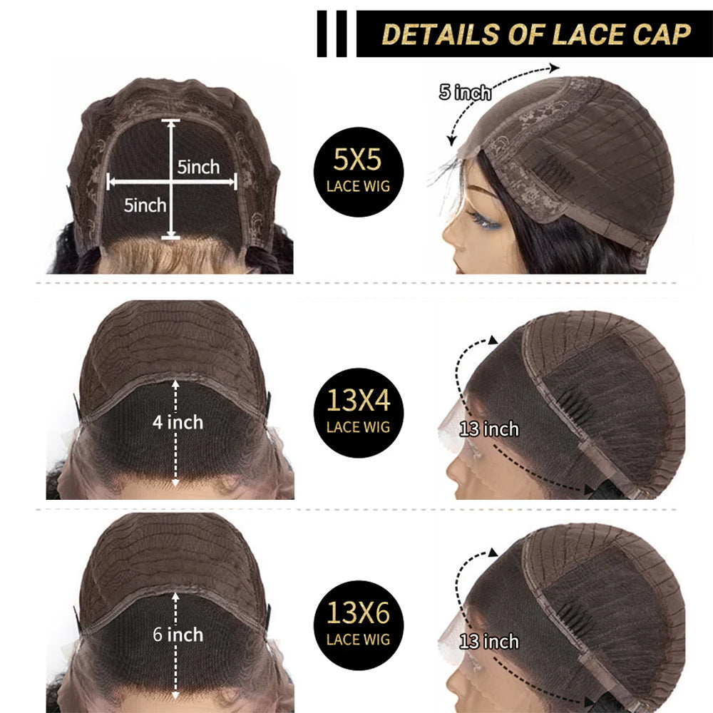 HD Lace 5X5 Closure Wig Color Honey Blonde (#27) Body Wave Human Hair Wig