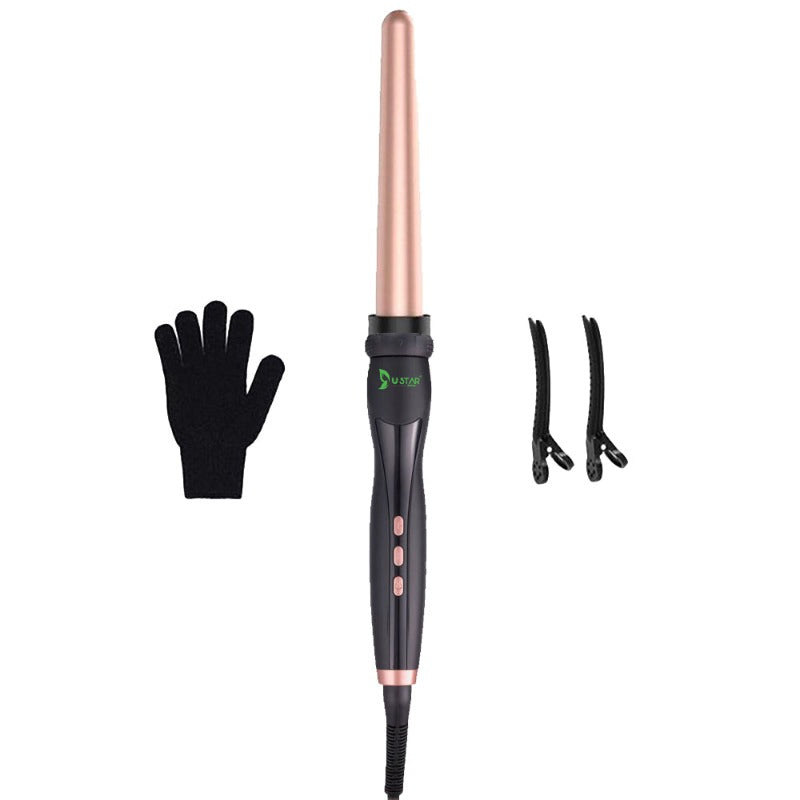 6-In-1 Curling Iron Wand Set with LED Temperature Control | Ceramic Hair Curler