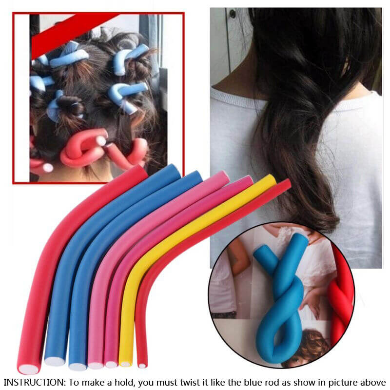 Foam hair rollers