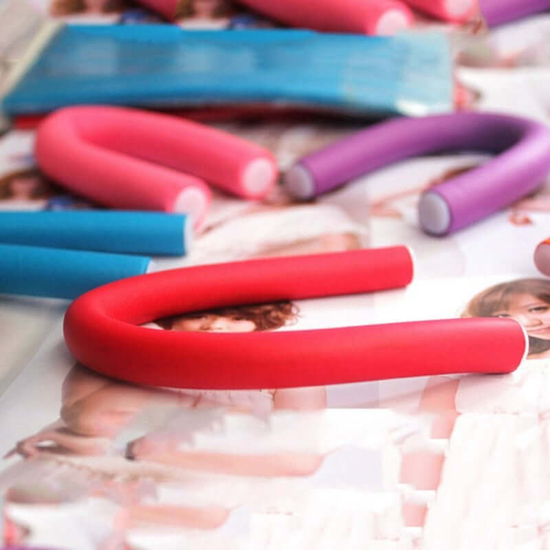Foam hair rollers