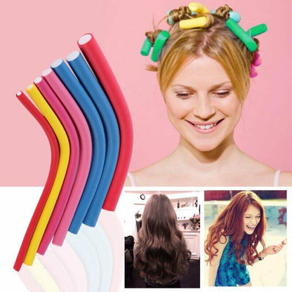 Foam hair rollers