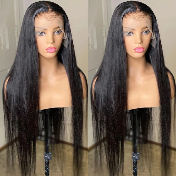 13x6HD Lace Wig Straight 100% Human High Quality Hair 200% Swiss Lace, Skin-melt Lace, Invisible Lace