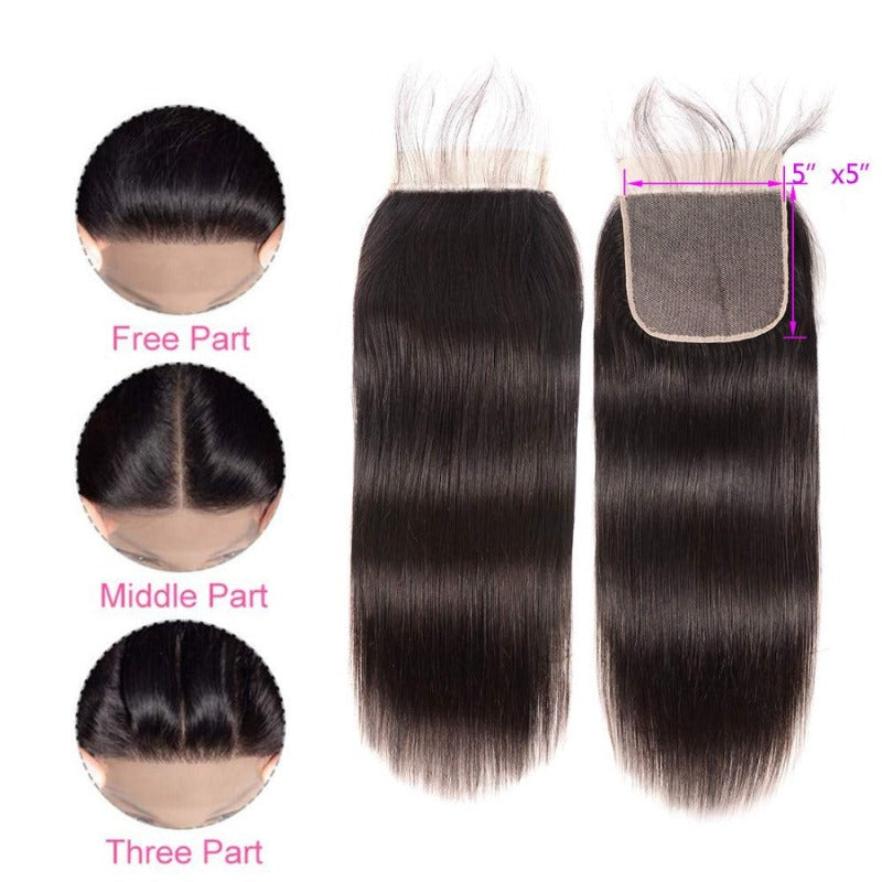 Straight Lace Closure