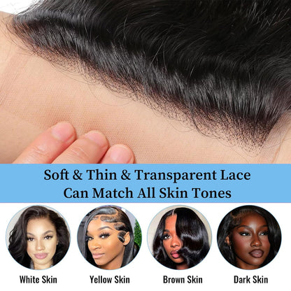 13x6 HD Lace Frontal Kinky Straight – Unprocessed Mink Virgin Human Hair