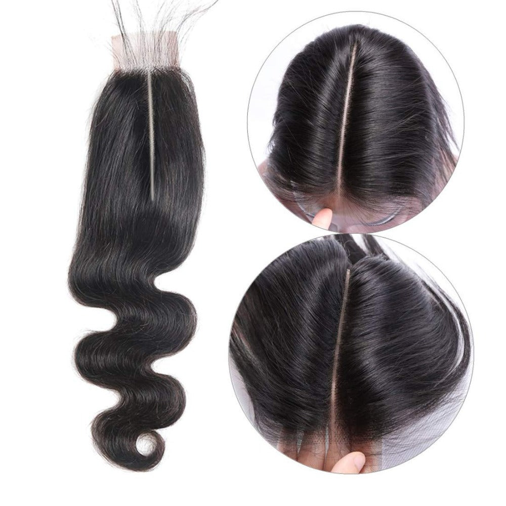 Lace Closure Brazilian Virgin Human Hair 