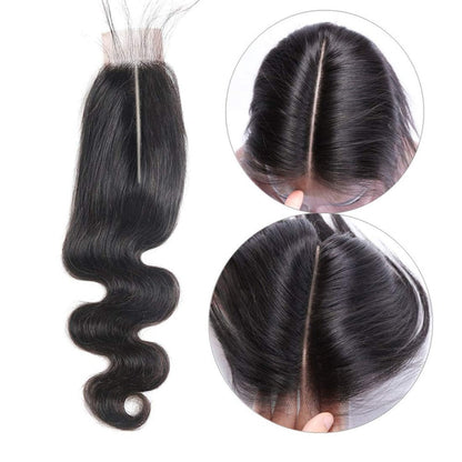 Lace Closure Brazilian Virgin Human Hair 