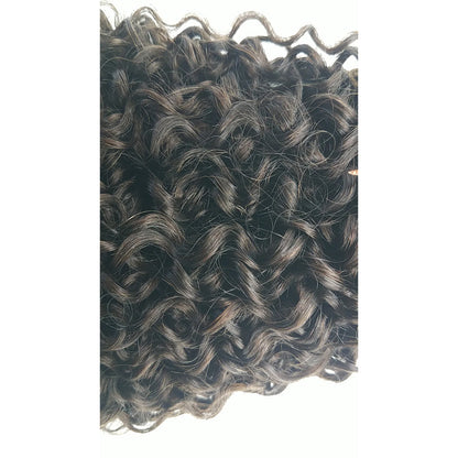 Dark Brown (#2) Jerry Curly 100% Human Hair Bundles | Soft Curls & Natural Blend | Single Donor Cuticle Intact 100g