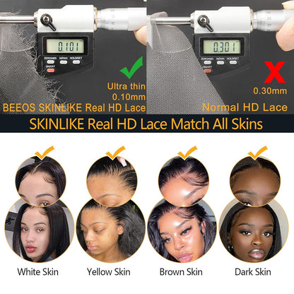 13x6 HD Lace Frontal 613 Blonde Body Wave 100% Human Hair Swiss Lace, Skin-melt Lace, Invisible Lace – Wider Part