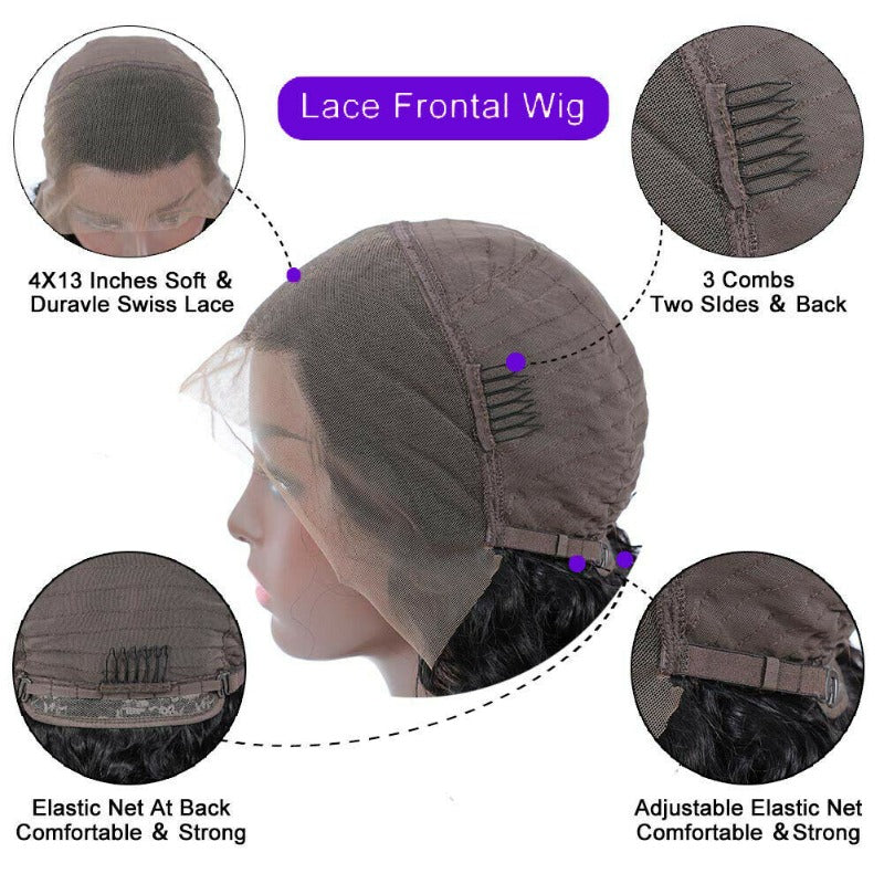 Lace Frontal Wig Jerry Curly 