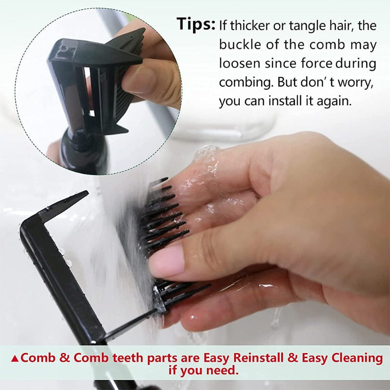 Hair Color Permanent Hair Dye Cream with Comb Applicator