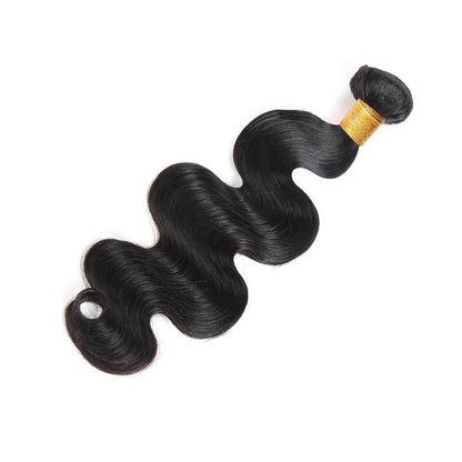 Human Hair bundle Natural Black Body Wave 