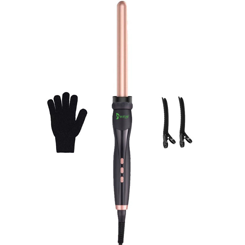 6-In-1 Curling Iron Wand Set with LED Temperature Control | Ceramic Hair Curler
